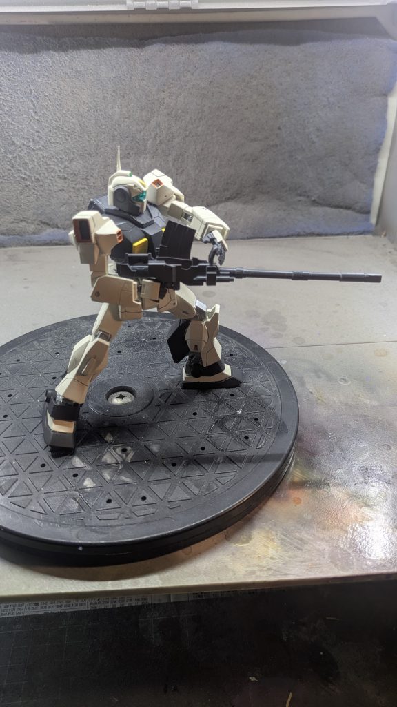 170mmキャノンを構えて。