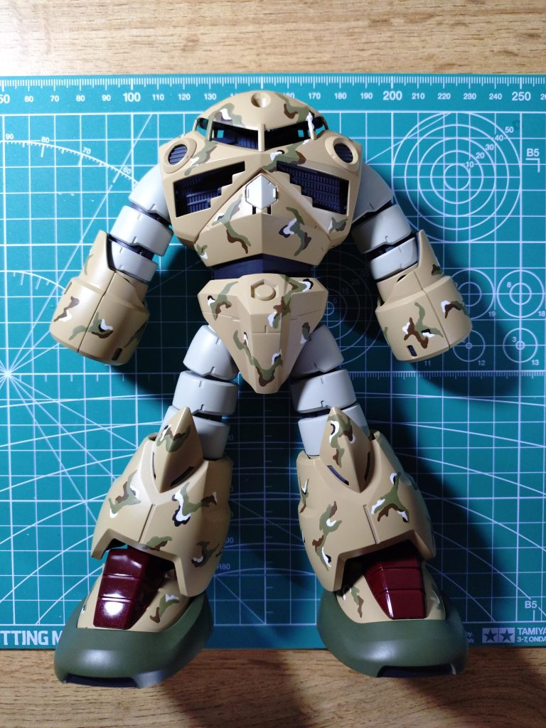 迷彩塗装　完了😆