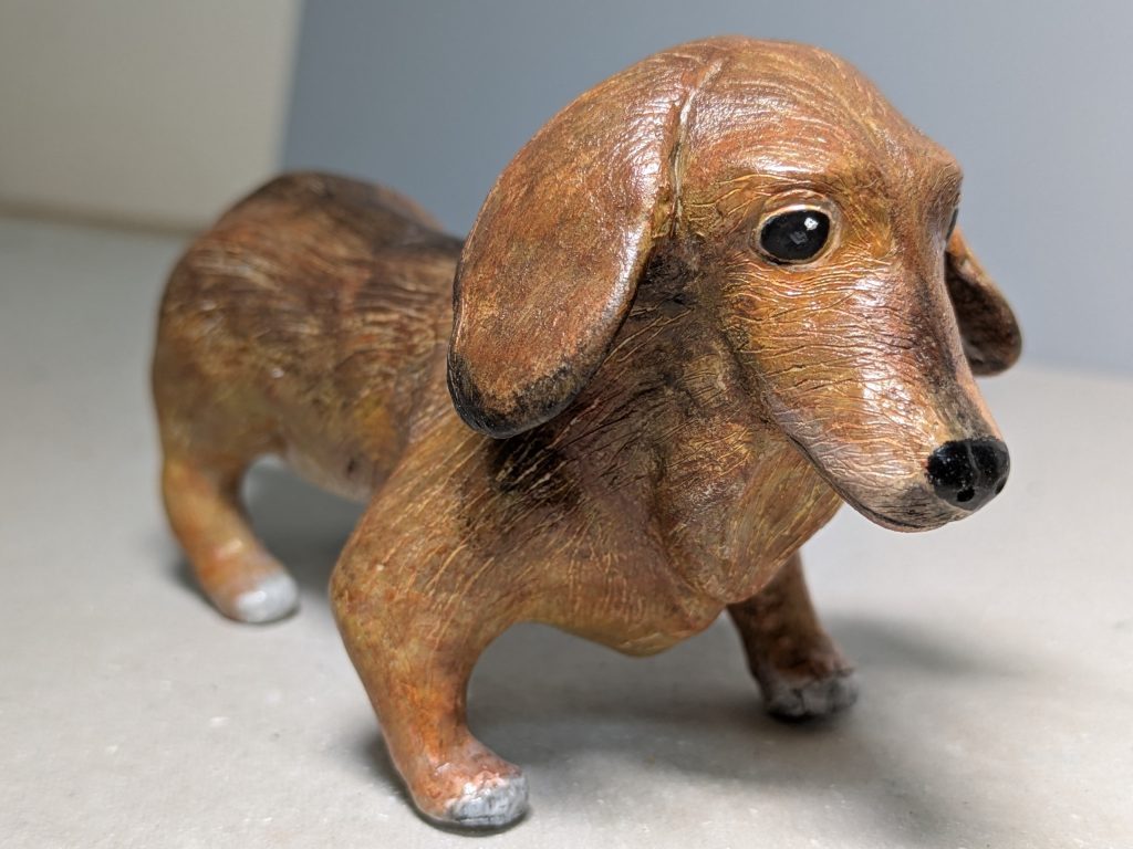 塗装レシピ下地 グレーサフ1層目 サーモンピンク2層目 イエローレッド3層目 タン4層目 ブラウン5層目 レッドブラウン6層目 ブラックめちゃくちゃ重ねました。🤣