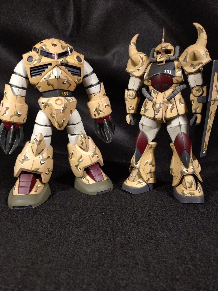 ツーショットその②隊長機と。部隊な感じが出て来ましたね😊