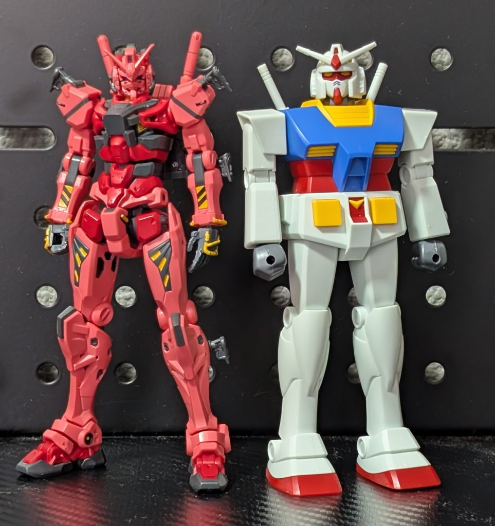 GQ版(赤)とのツーショット。