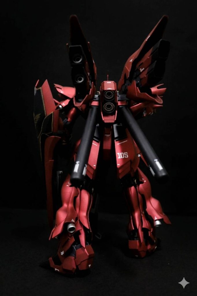 背面プロペラントタンクはサザビーオマージュ😊