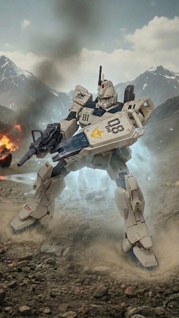 HGガンダムEZ８–3枚目/制作者：stmy0922