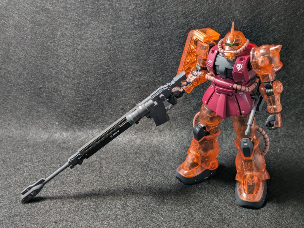 HG シャア専用ザクII 劇場限定 リミテッドクリアVer.–3枚目/制作者：眞希