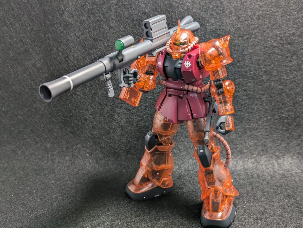 HG シャア専用ザクII 劇場限定 リミテッドクリアVer.–5枚目/制作者：眞希