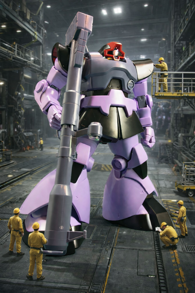 作業員が2倍ほど大きいですね😚