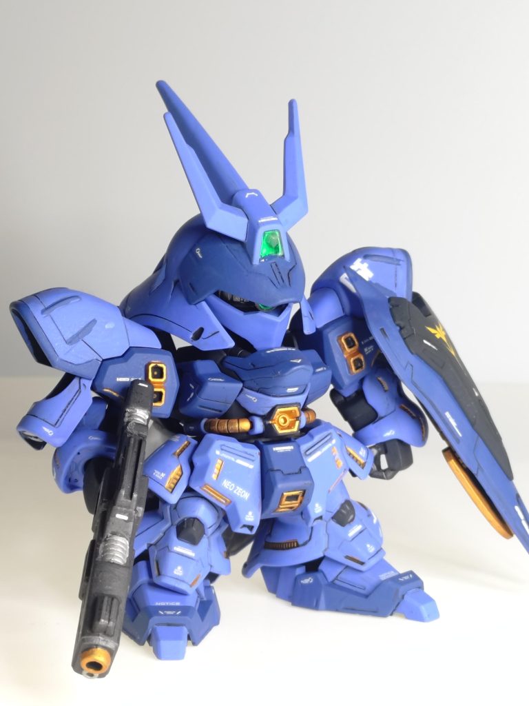 MSN-04FF サザビー（ロングホーンファンネル装備）–3枚目/制作者：@redcheek