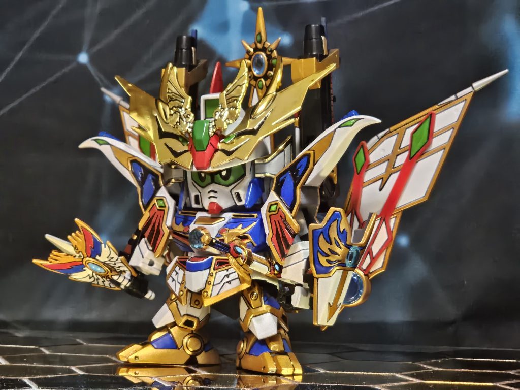 後でガンダムまつりシリーズにまとめますが まず四代目大将軍。サイズアップ＋関節取付＋クリスタル部分には塗装後レジンを付けて仕上げ&nbsp;