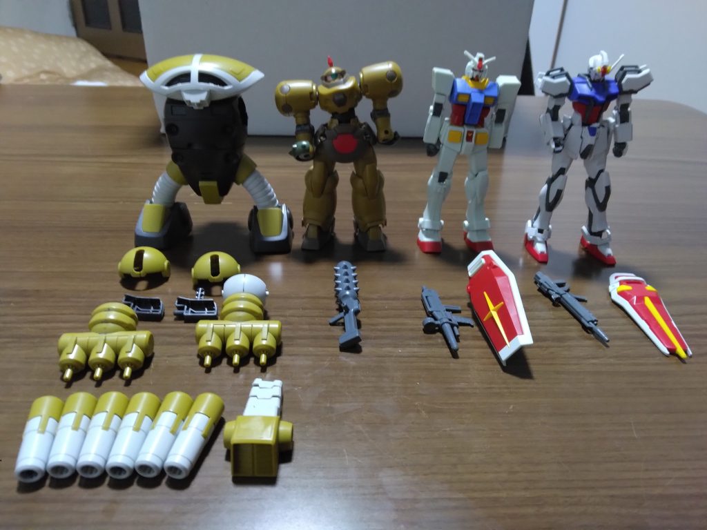 作品名：時を経て<p>数年のブンドドと放置を経て、子ゴリから私の許に還って来た彼ら😌 捨てるには忍びないが、さてどうしたものか🤔</p>
