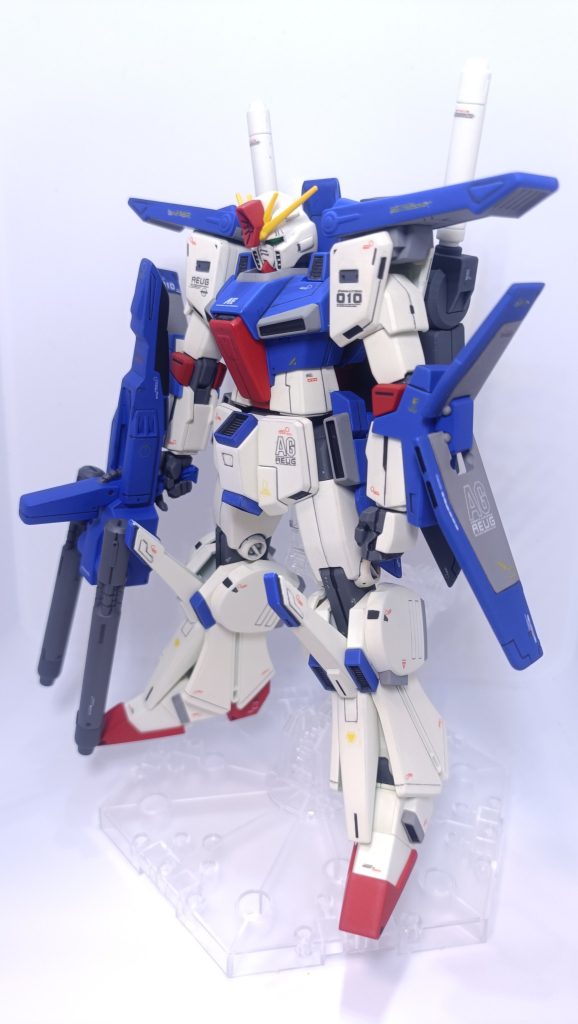 白塗装の難しさに苦労しました