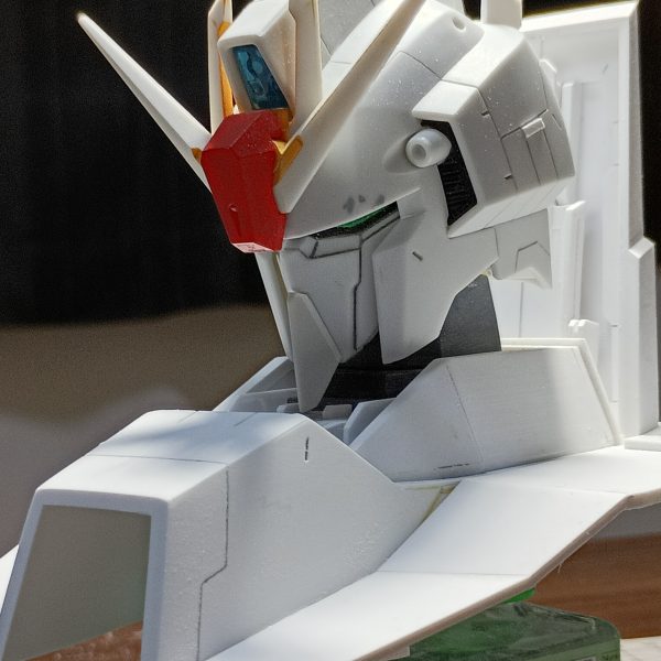こんにちわ　皆さん　(ゝω・)ゼータヘッド進捗です。ハイメガキャノンの形状変更と首回りが出来ました。胸部はゼータGとプラスでは違うように作りますよ。まだゼータGの胴体は作っていないのですが、プラスの胴体に乗せても良い感じです。次回をお楽しみに～(*´∀`*)ノ（6枚目）