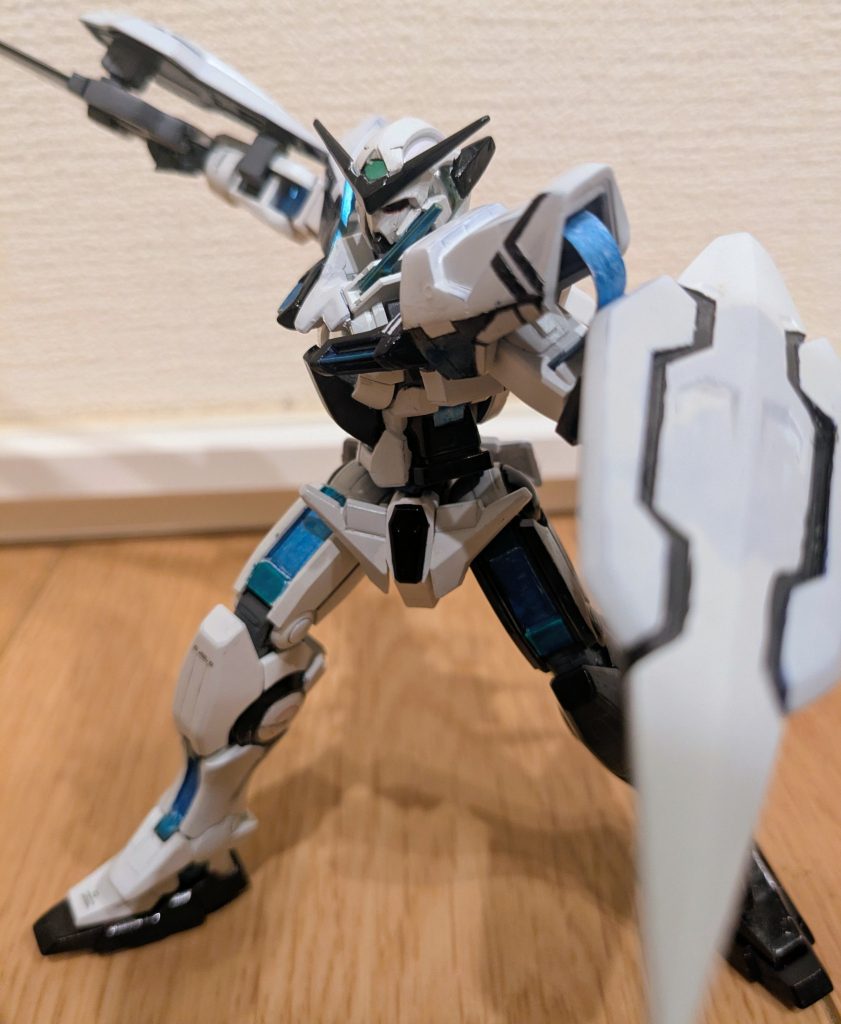 ブンドドで１枚。そもそもそんなに動かない上に関節が怪しいのでこんなもんですが、それでもいい感じに仕上がったかな〜と思います。