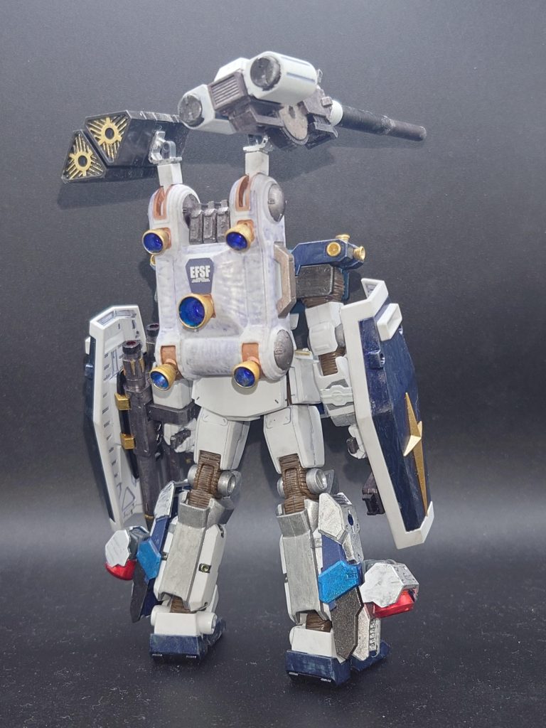 背面手持ちにないので今は付けてないですがプロペラントタンクを追加したいネオジム磁石は仕込み済み