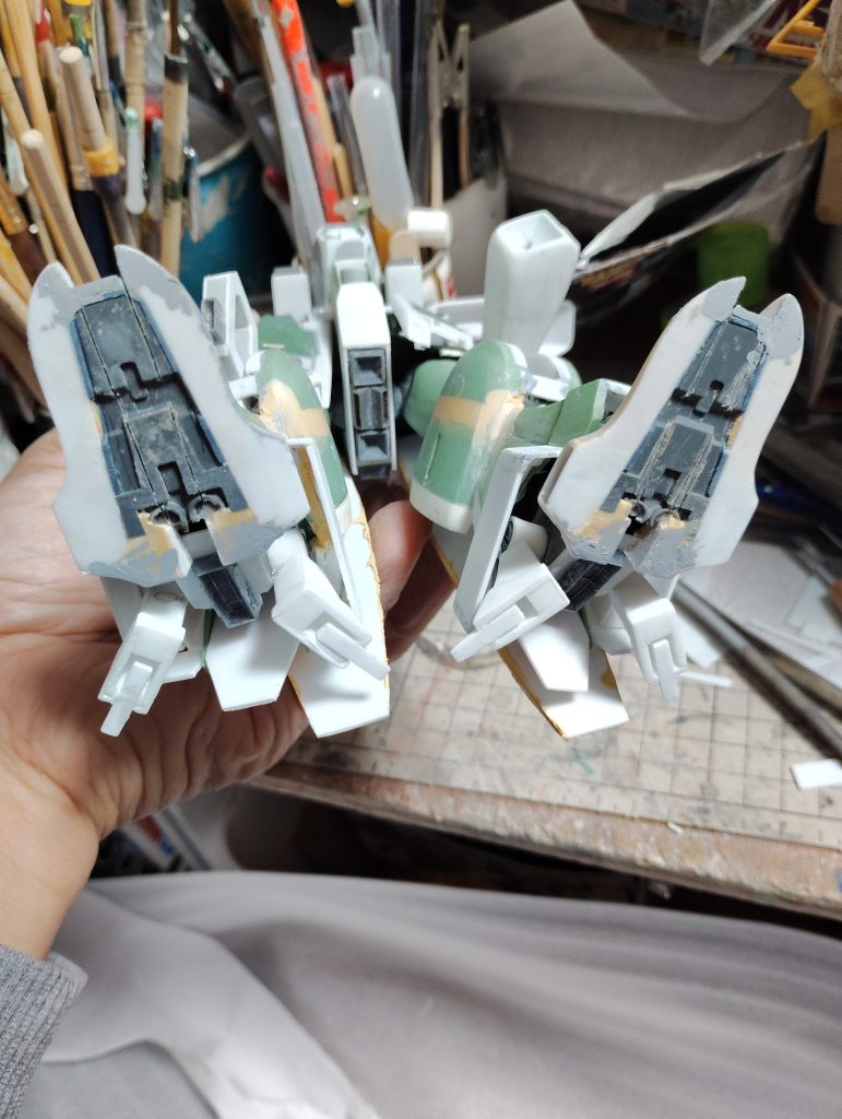 足裏はこんな感じで手抜きです