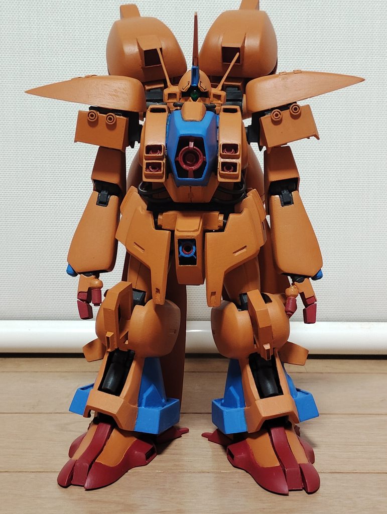 正面素立ち状態