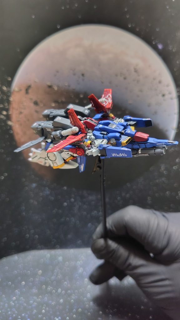 かなり苦戦してカタチとして合ってるのかどうか(gundam-kao5)