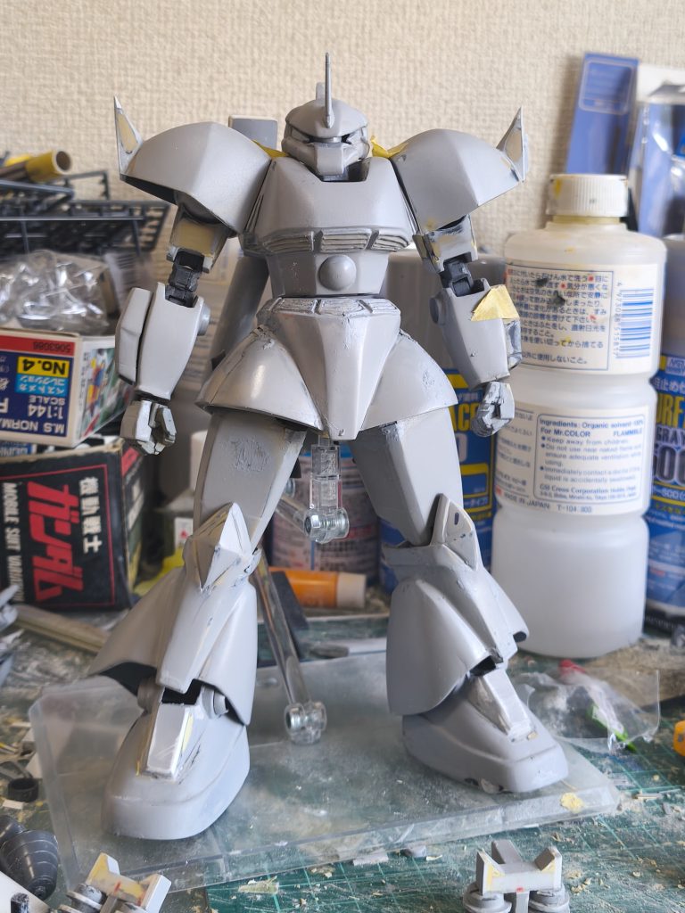 プロポーションは旧キットとMGの中間くらいを狙ってますが効果はありますか？