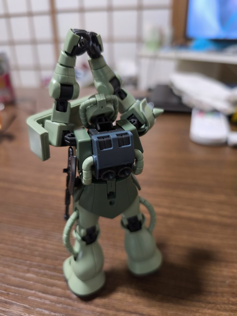 可動はすごい！肩周りの可動範囲はすごすぎ