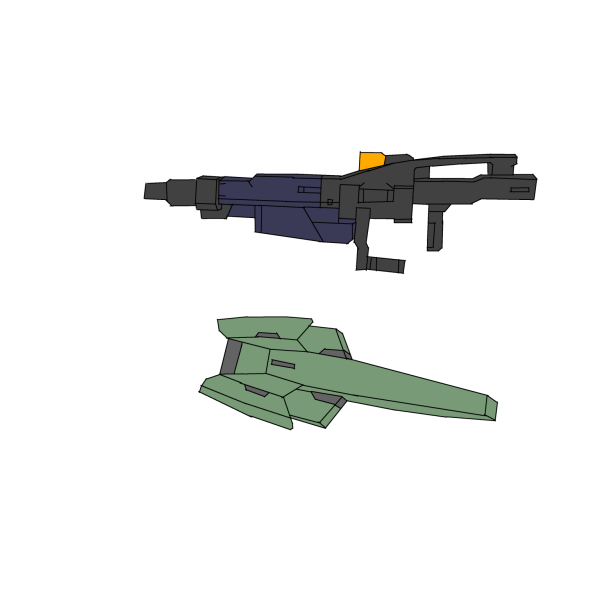 筆塗りになってから、一色分塗装したら次の色分をヤスる、ってルーティンでやるのが体感いい気がしています。故にカラーイメージを細かく決めとかないと始まらないんですな。して、今回のメインカラーは紺色と緑で行くんですが、以前作ったジムストに緑の増加装甲を被せたようなカラーリングだなと、今気づきました。果たしてイメージ通りに行きますかな…(gundam-kao1)（3枚目）