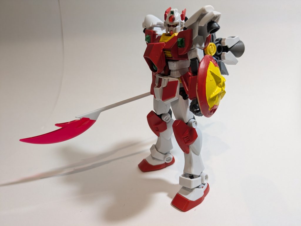 一応シェンロンガンダムの盾も複製したけど、微妙になったのでボツ。 全体的にスッキリしすぎた印象。『改造はもっと大胆に』を今後の反省として、まて頑張って参ります。