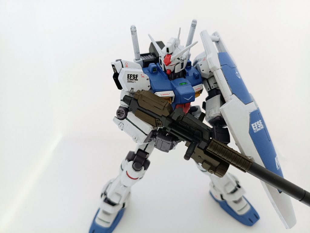 武装はガンダムベース限定のウェポンセットからロングライフルを。