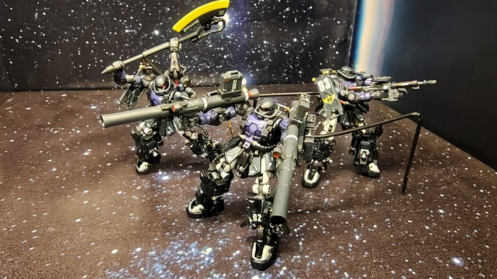 高機動型ザクⅡ 黒い三連星仕様 ジェットストリームアタック!!–3枚目/制作者:camarotto