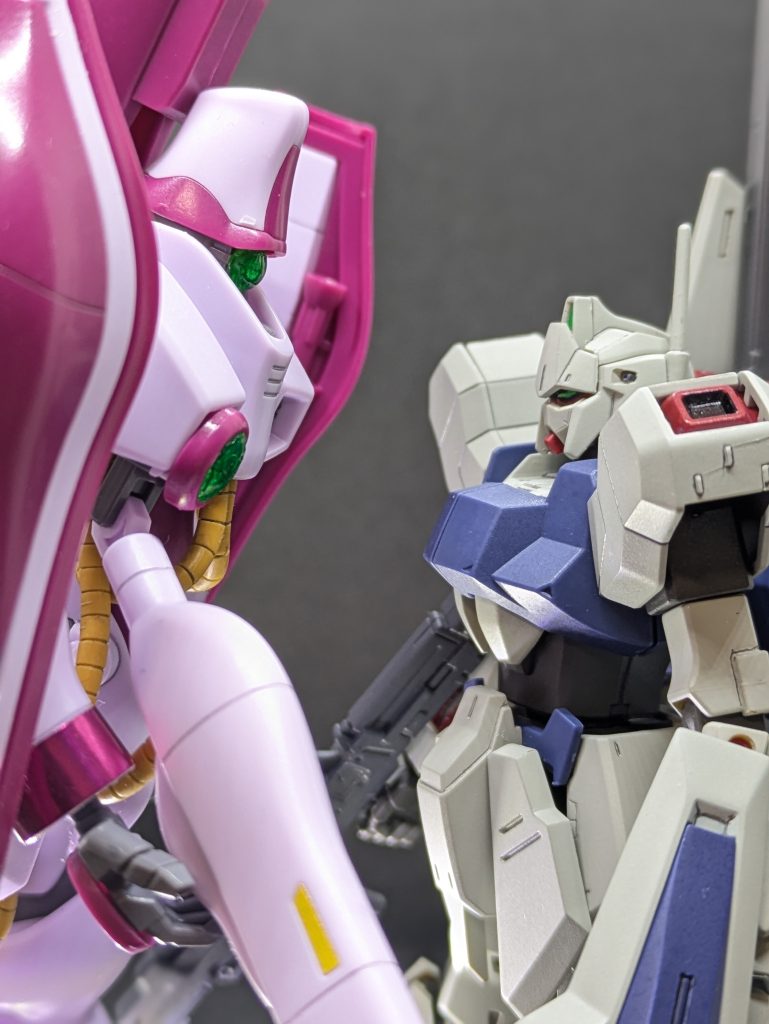 映画風にオレ機体で「これが、オマエの百式か・・・」私の元へ来いって言われたらホイホイついて行っちゃいそうです(*´艸｀*)