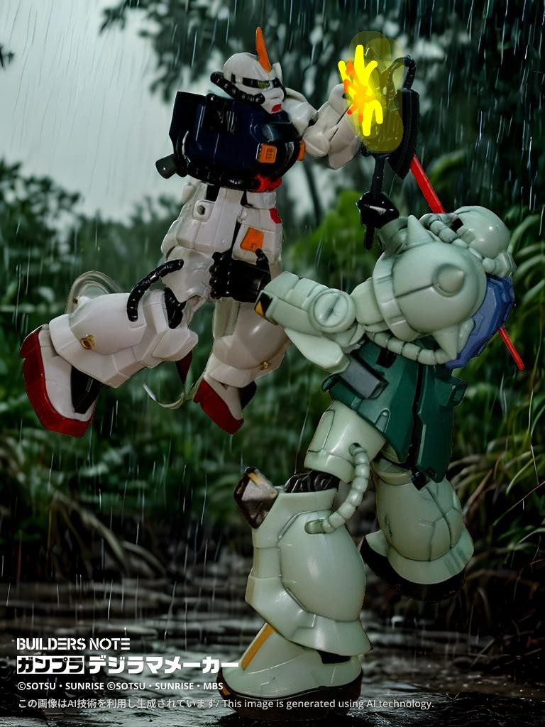 刹那其の鋭い爪はコウへ注がれたのであった。テン「コウぉーーーーーっ!!」硬直をしていたコウの機体は無意識的に反応をしたコウの操作により、相手の左手へとヒートトマホークを当てていた。コウ「、、、相打ち、、いや刺されて、、いる。、、俺の負、、けか」ビームサーベルの衝撃で、各種エラー、アラート音達はけたたましく鳴っていた。コウ「、、、、うる、せぇー、、ーな、、静か、にし、、、、てくれ。。。」