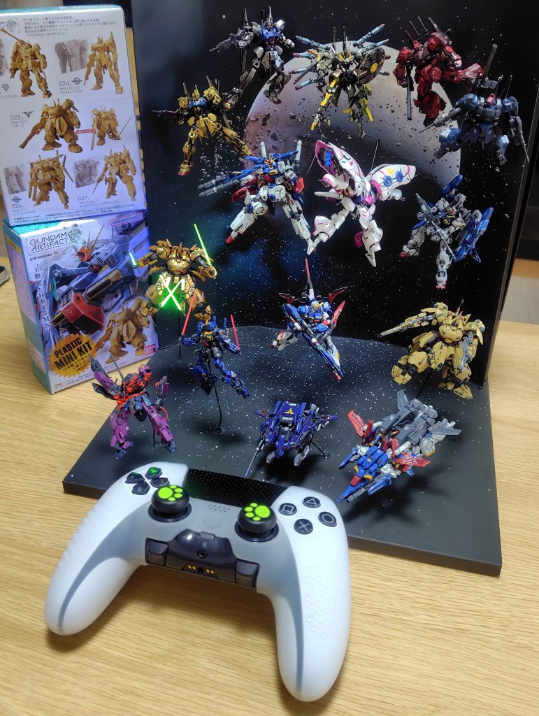 PS5のデュアルセンスと大きさの比較