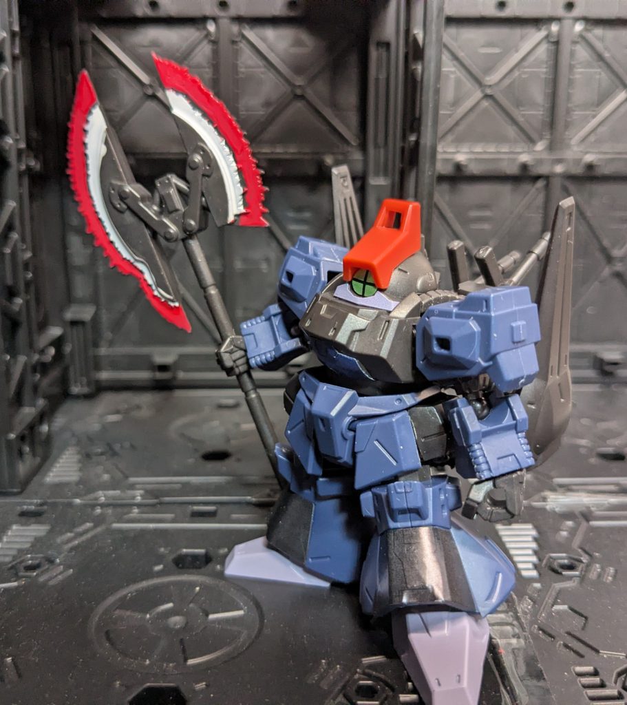 大型の武器も似合いますね