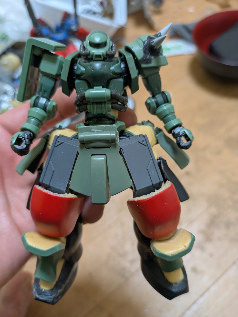 作品名：まだまだ<p>ジークアクス　ザクII　 理想ザクにまた1歩近づけることができました！</p>
