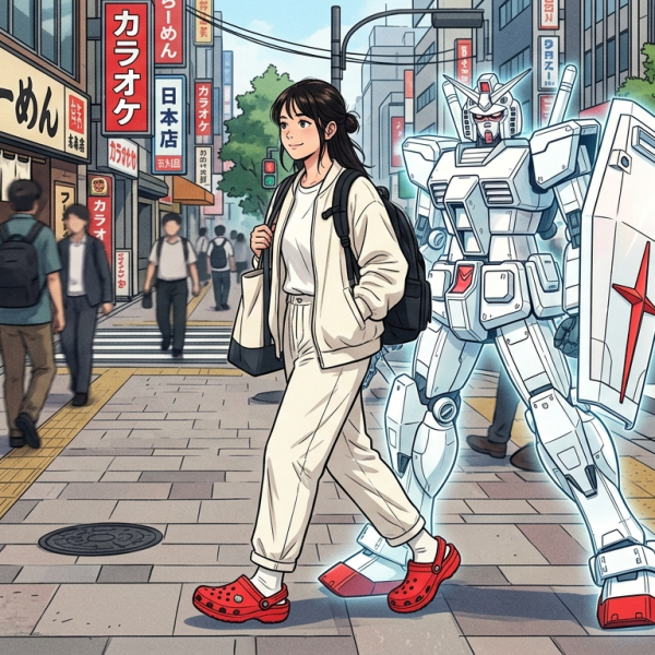 街で見かけた女のコ