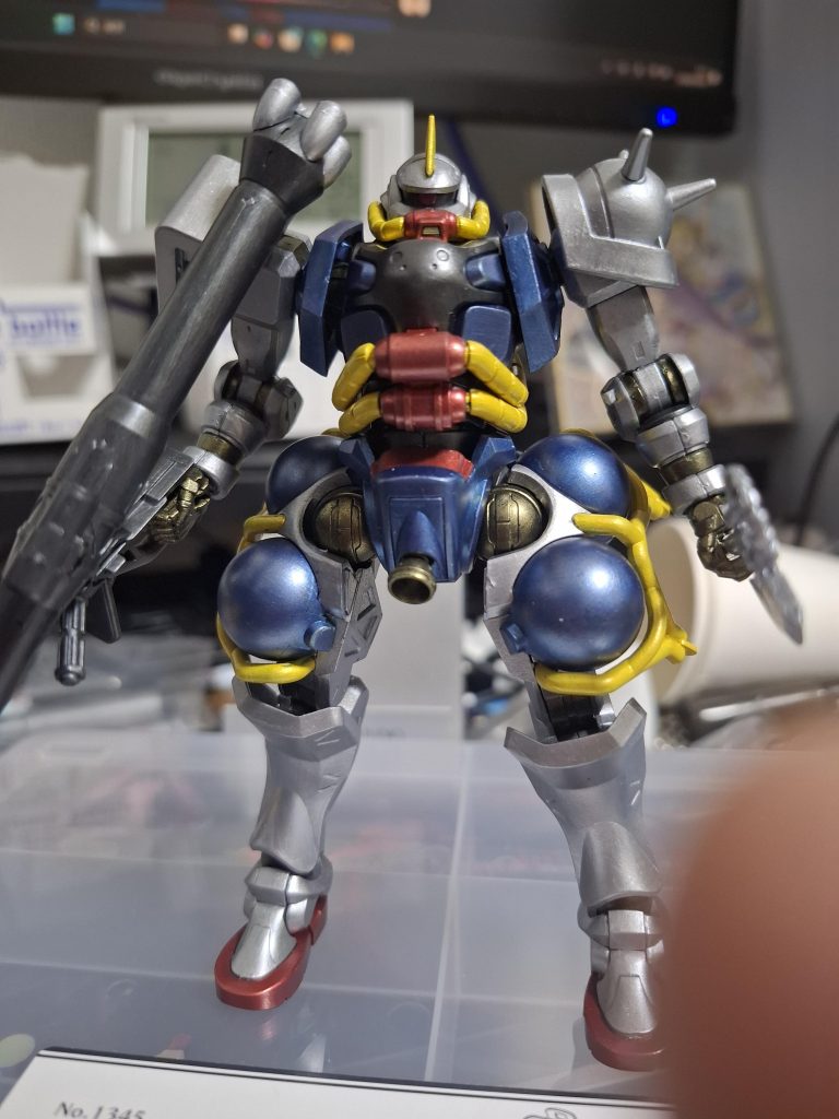 正面。今度メタリックじゃないVerも作りますかね。え、スミイレ？面倒だったんでやってないです。