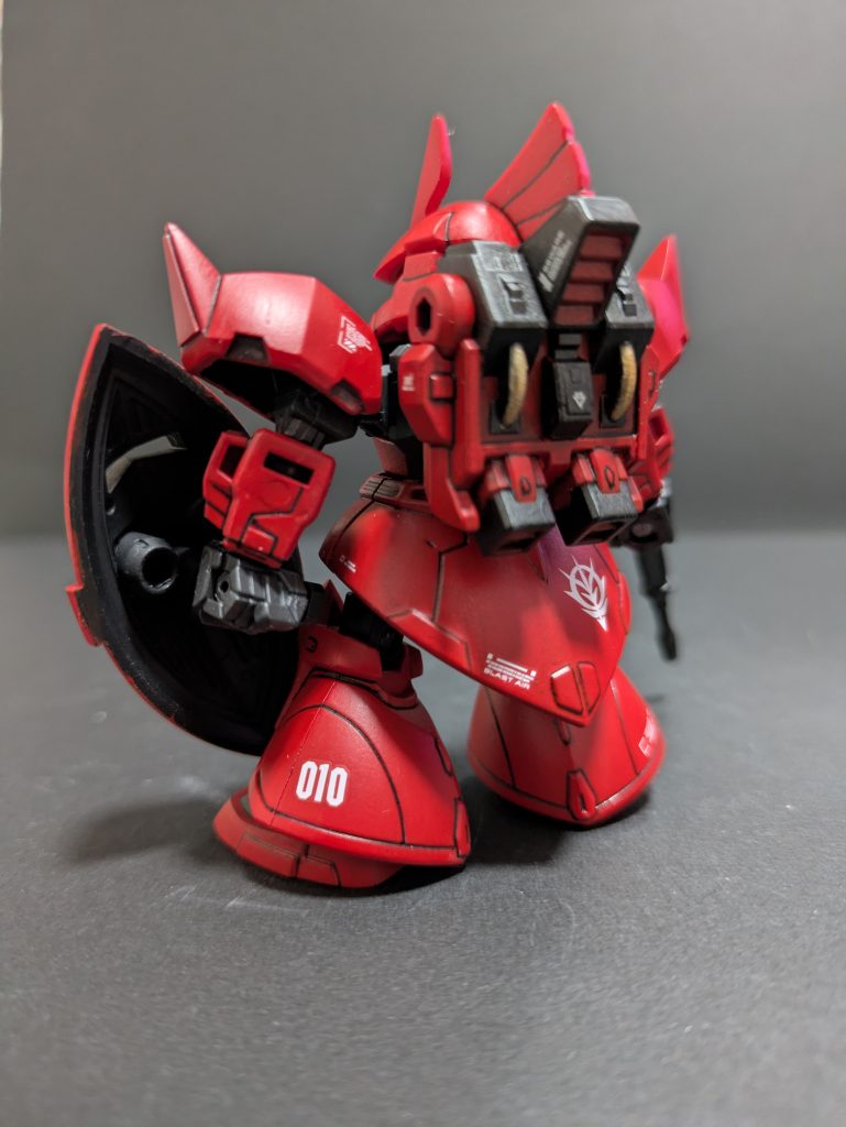 ゲルググのEXパーツは高機動とキャノンのバックパックがついてきます！まんまとBANDAIさんの販売戦略にのせられ、ゲルググ2体を購入している😂