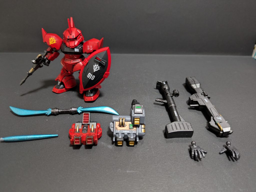 モビリティジョイントジョニー・ライデン専用ゲルググ（シャア専用）ゲルググEXパーツドムEXパーツでした✨️