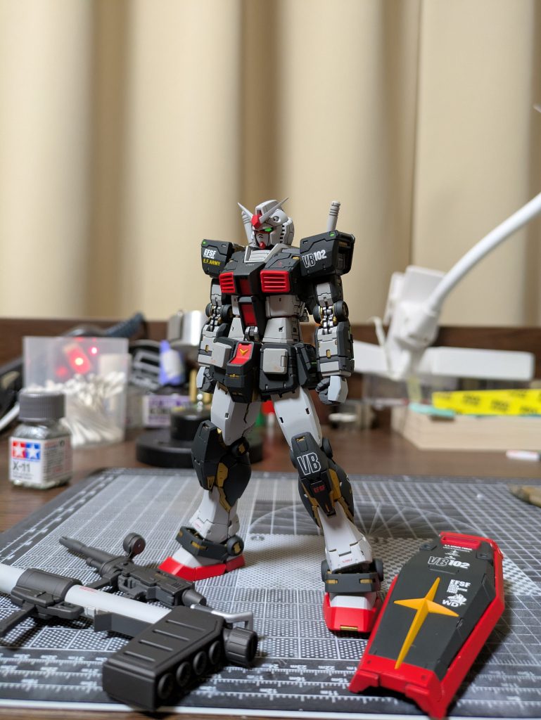 自分的には弄るところが無かったので気楽に作れて楽しいキットでした😆これから出てくるRGの新作はめっちゃ期待しちゃうなあ🤤