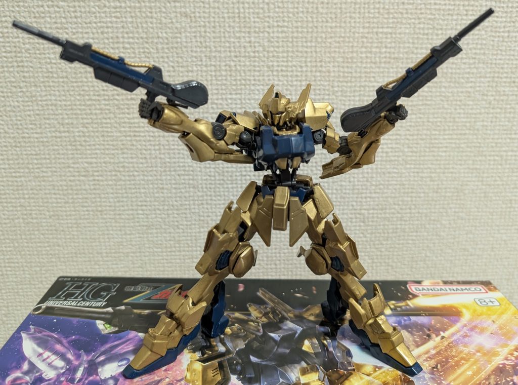 実は再販で百式をもう一体購入して、2丁持たせられるようにしましたww