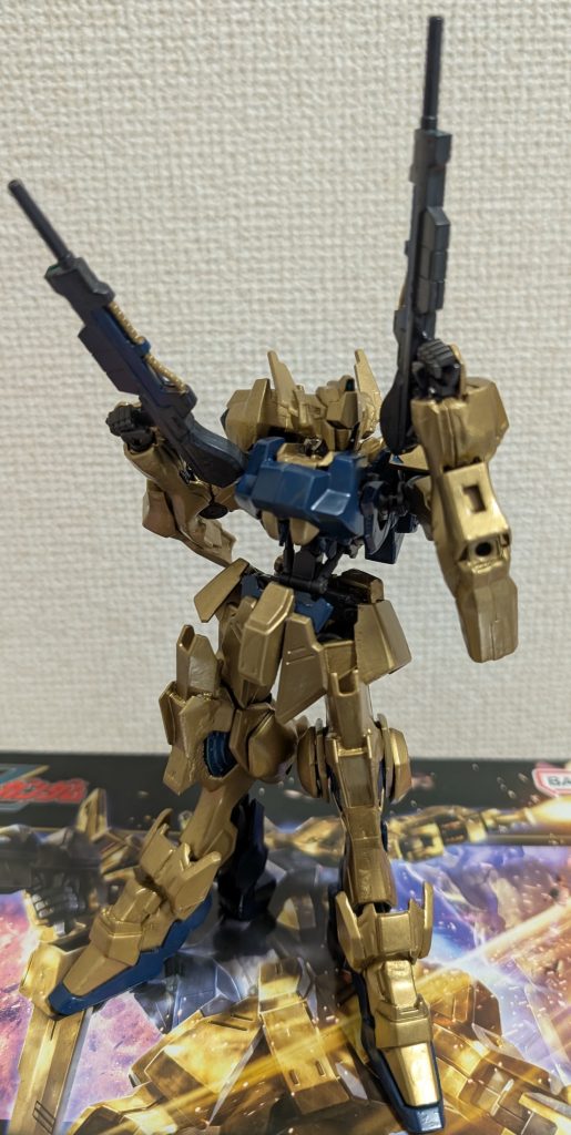 なおライフルも塗り分けています。それと世界観に合わせ、実弾仕様の設定ですww