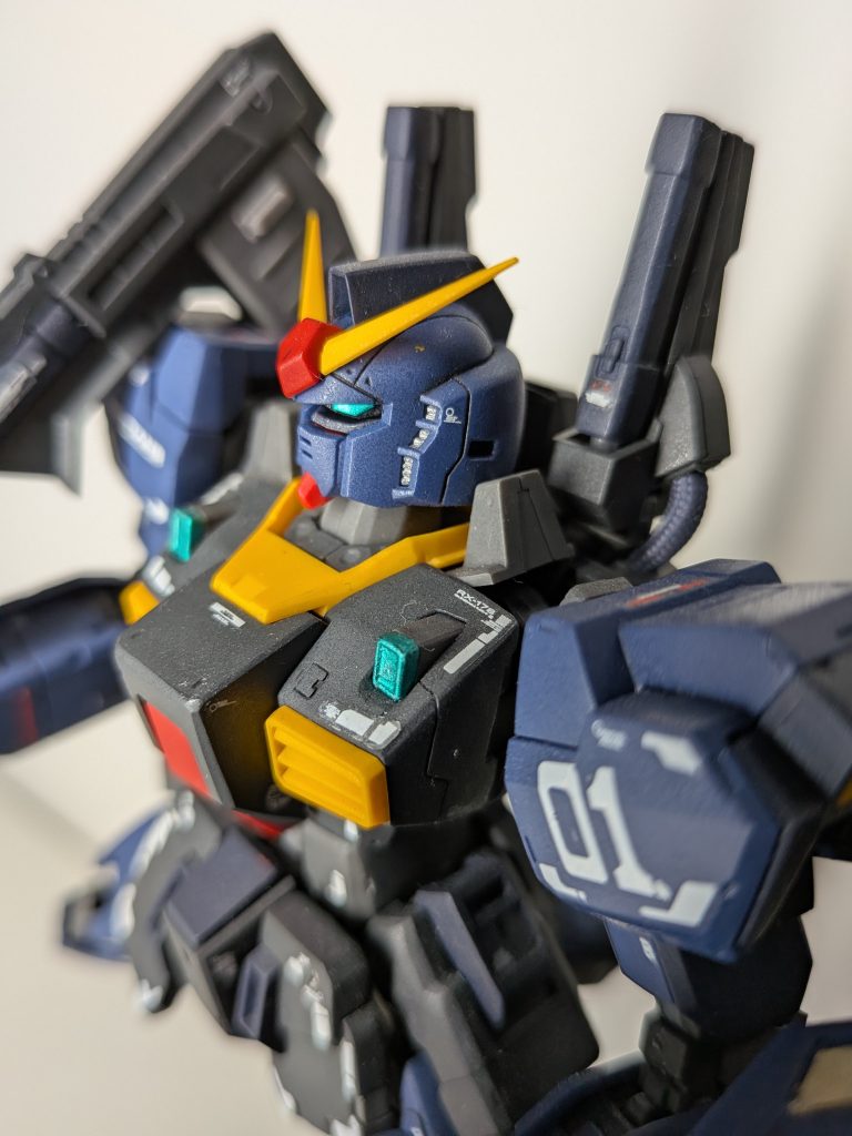 RG ガンダムMk-II（ティターンズ仕様）筆塗り全塗装–2枚目/制作者：kai_rijn