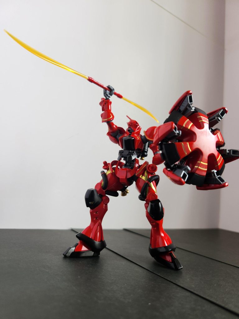 赤いギャン　薙刀装備–2枚目/制作者：アイアンビリー