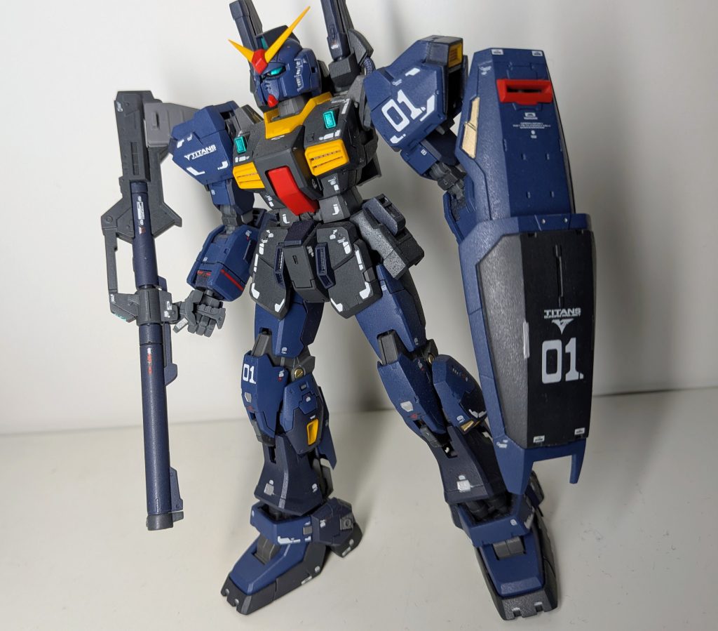 RG ガンダムMk-II（ティターンズ仕様）筆塗り全塗装–3枚目/制作者：kai_rijn