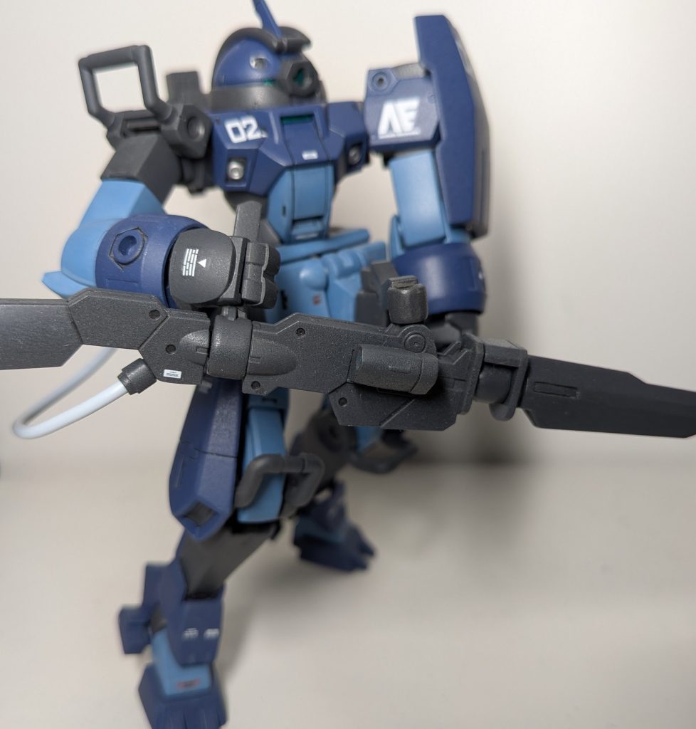 HG　デミトレーナー　チュチュ専用機　ティターンズカラー　筆塗り全塗装–3枚目/制作者：kai_rijn