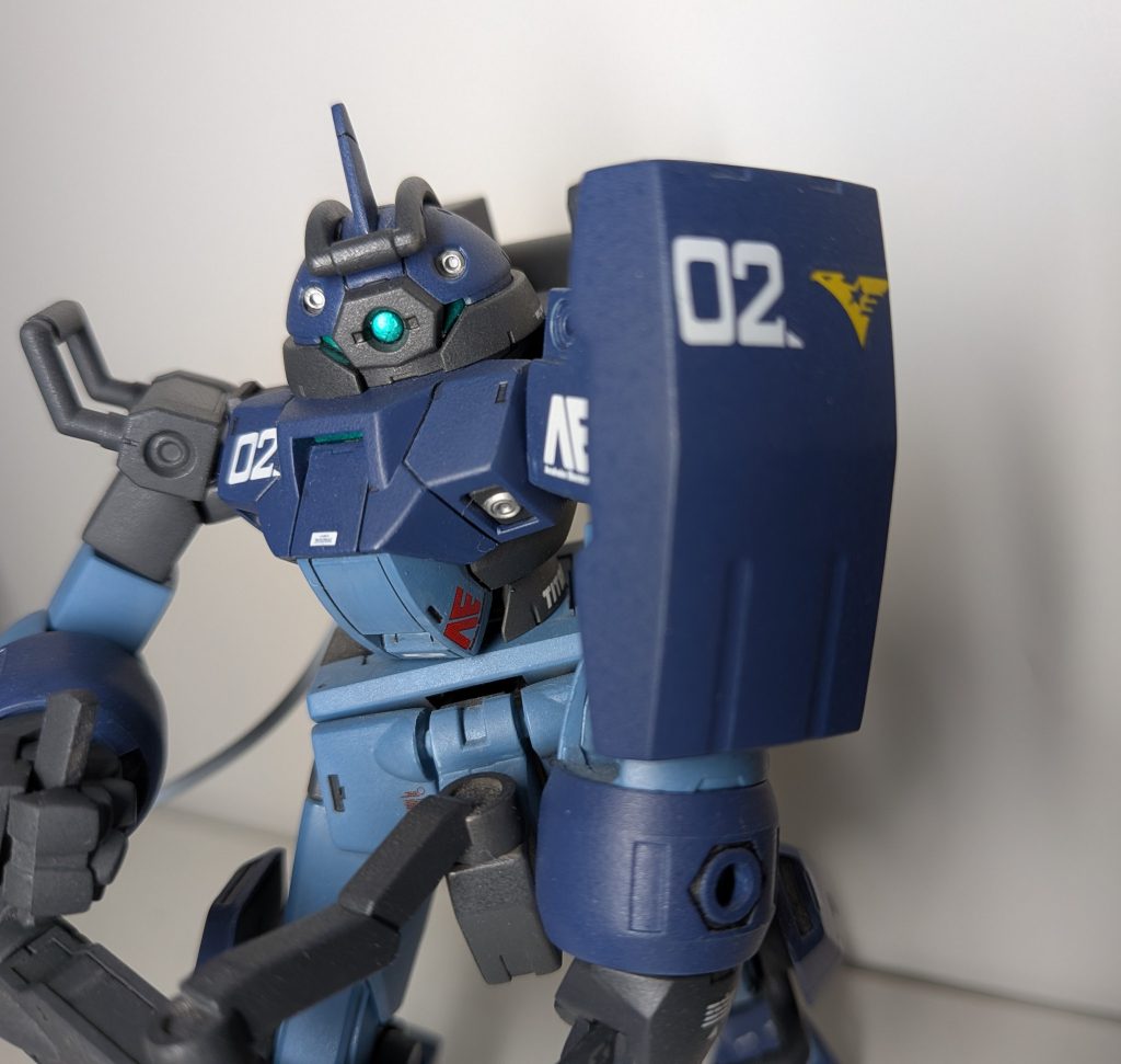 HG　デミトレーナー　チュチュ専用機　ティターンズカラー　筆塗り全塗装–2枚目/制作者：kai_rijn