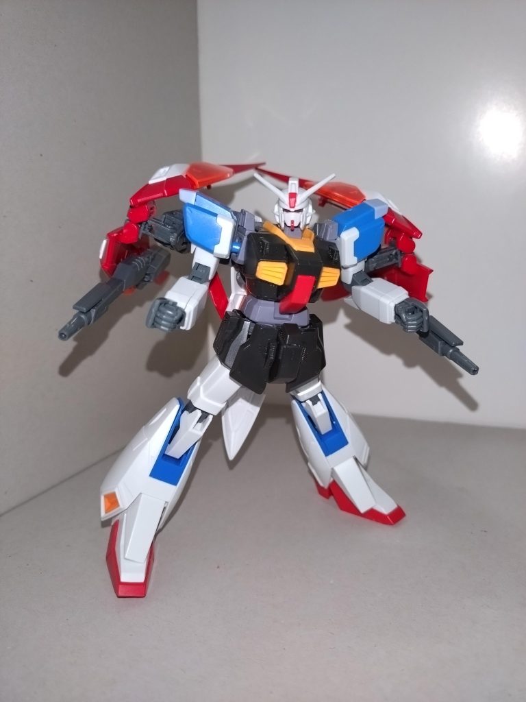 なお、ハロハピメンバーのうち瀬田 薫と松原花音は既にガンプラバトルから引退しており、本機体のガンプラバトル優勝を最後に、自らも受験生の身分になった北沢はぐみ、奥沢美咲、こころもその後を追うようにガンプラバトルから引退した。本機体はその後、「心」の名を持つ某ギタリストに受け継がれたが、その詳細は明かされていない。