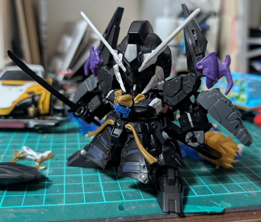 今回は久しぶりにプラ板やパテを使わず切り貼りしただけのミキシング作品にしました自分の本能に従ってやりました