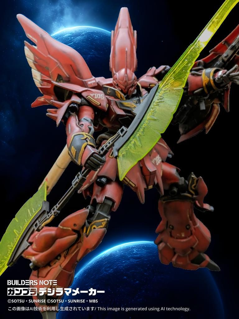 モノアイもビコーンさせたかったけど、頭部は完全接着済(zaku-kao10)　バラせず断念💧