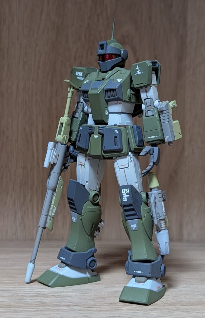 ＨＧ 1/144 ジム・スナイパーカスタム–3枚目/制作者：shimo