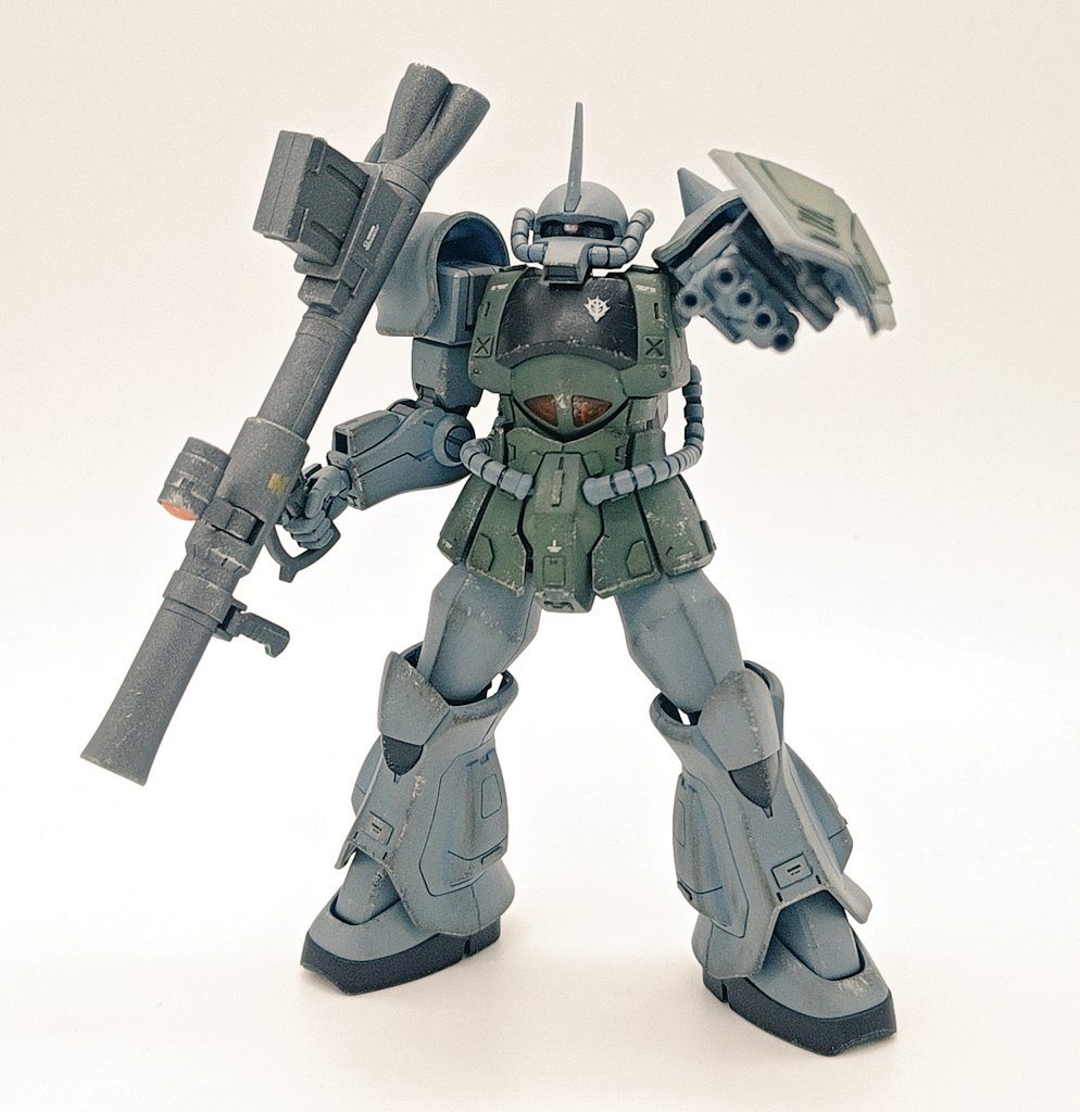 グフ（オリジナルカラー）–2枚目/制作者：【侍モデリング部】ユッキー