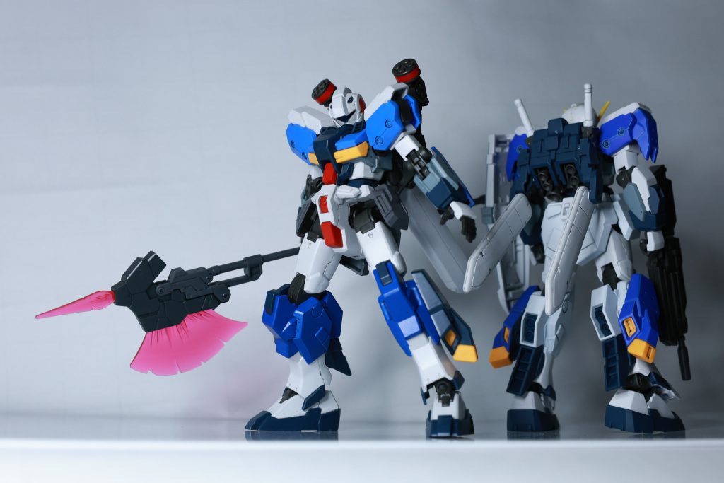 前回の遊撃機、今回の前衛機と作ったら次回は後衛機でしょうか？ライトアーマーをベースとした“スナイパーアーマー”やガトリングスマッシャーを装備させた“キャノンタイプ”みたいなものを作ってみたいです。&nbsp;