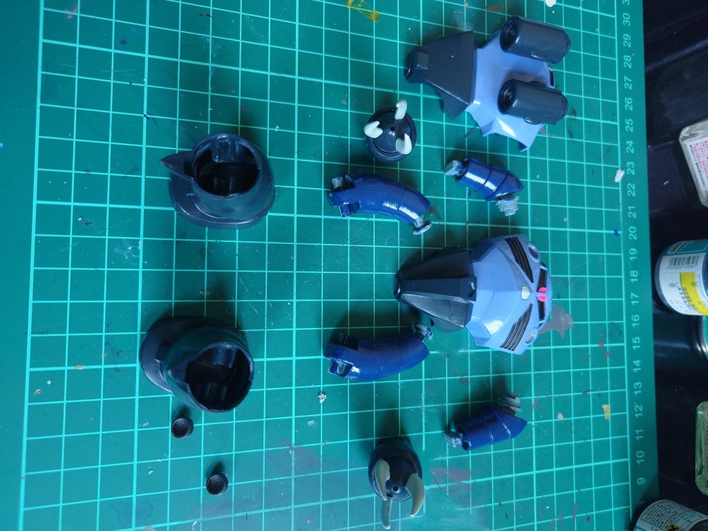 塗装完了後トップコート前の状態です